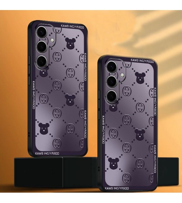 Gucci グッチ Kaws カウズ ギャラクシーS23 s22 s24ウルトラ カバー レディース バッグ型 ブランドモノグラム Galaxy s23+ s24ケース ブランドギャラクシーS23プラス s22 s24 plus ケース ファッションgalaxy s23 plus iphone 14 15 13スマホケース 激安