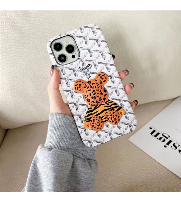 AAPE ゴヤール Goyard ハイブランド iphone 14/14 pro/14 pro max/14 plusケース ジャケット型 個性 モノグラム カラー 熊柄 galaxy s22/s22 plus/s22 ultra/s21/note20ケース シリコン アイフォン14プロ マックス/14プロ/14プラス/14/13ミニ/12/11/x/xs/xr/8+/7+カバー 大人気 メンズ レディース