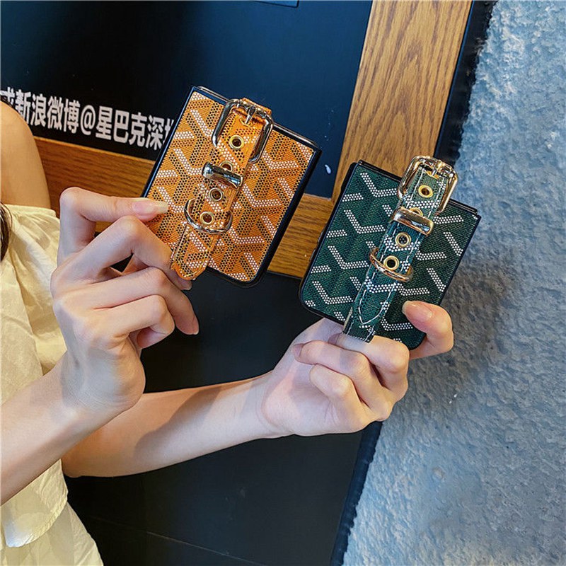 Goyard ゴヤール Lv ルイヴィトン折畳み式 Galaxy Z Flip 5 4 3 2ケース ペアお揃い女性向け ギャラクシーZフリップ5 4 3ケース ファッション経典 メンズ個性 ファッション