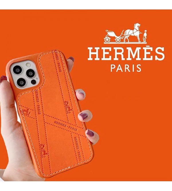 エルメス ブランド iphone13 mini/13 pro max/13 proケース かわいい レザー製 HERMES ジャケット型 アイフォン13/12/11/x/8/7 plusケース ファッション 経典 小牛紋皮質 iphone11/11pro maxケース 安い 2022ケース 高級 人気