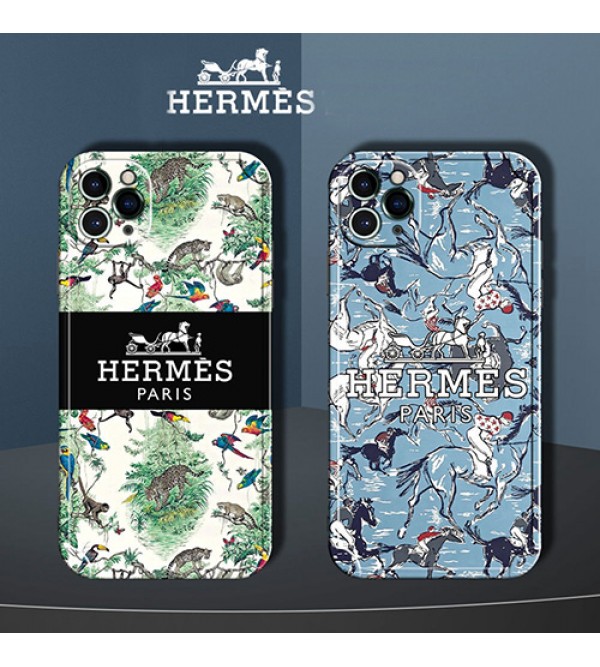 エルメス ハイブランド iphone 13/13 pro/13 pro max/13 miniカバー 個性 動物 モノグラム HERMES ブランド シンプル ジャケット型 アイフォン13//12/11/X/XS/XR/8/7カバー おしゃれ キズ防止 激安 防塵 耐衝撃 芸能人愛用 メンズ レディーズ