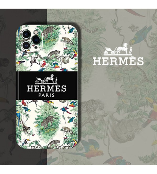 エルメス ハイブランド iphone 13/13 pro/13 pro max/13 miniカバー 個性 動物 モノグラム HERMES ブランド シンプル ジャケット型 アイフォン13//12/11/X/XS/XR/8/7カバー おしゃれ キズ防止 激安 防塵 耐衝撃 芸能人愛用 メンズ レディーズ