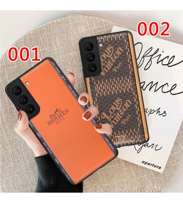 Hermes/エルメス LV/ルイヴィトン ブランド iPhone 14/14 Pro/14 Pro Maxケース 可愛い Galaxy S22/s22+/s22 ultra/s21/note21ケース モノグラム ジャケット型 ファッション メンズ レディース