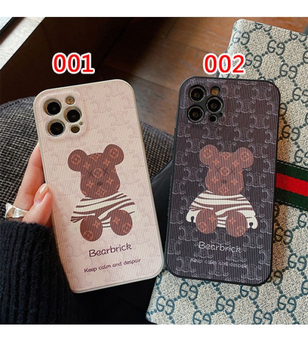 LV ルイヴィトン KAWS ブランド iphone 13pro/13mini/13pro maxケース カウズ CELINE ジャケット型 熊柄 BE@RBRICK モノグラム アイフォン13/12/11/x/8/7カバー 芸能人愛用 メンズ レディーズ