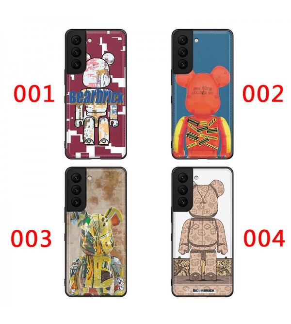 ベアブリック BE@RBRICK ブランド iphone se第3世代/13/13 pro/13 pro maxケース 激安 個性 熊柄 Galaxy S22/S22+/S22 Ultra/s21/note21カバー モノグラム 全機種対応 激安 huawei P50/mate40ケース メンズ レディース