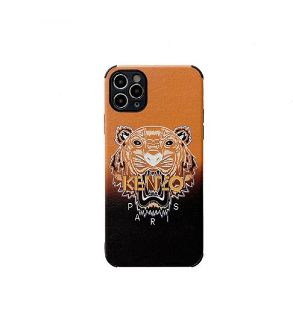 KENZO/ケンゾー ブランド  iphone 13/13 pro/13 pro max/13 miniケース お洒落 虎頭柄 四角保護 ジャケット型 アイフォン13/12/11/x/xs/xr/8/7カバー ファッション メンズ レディーズ