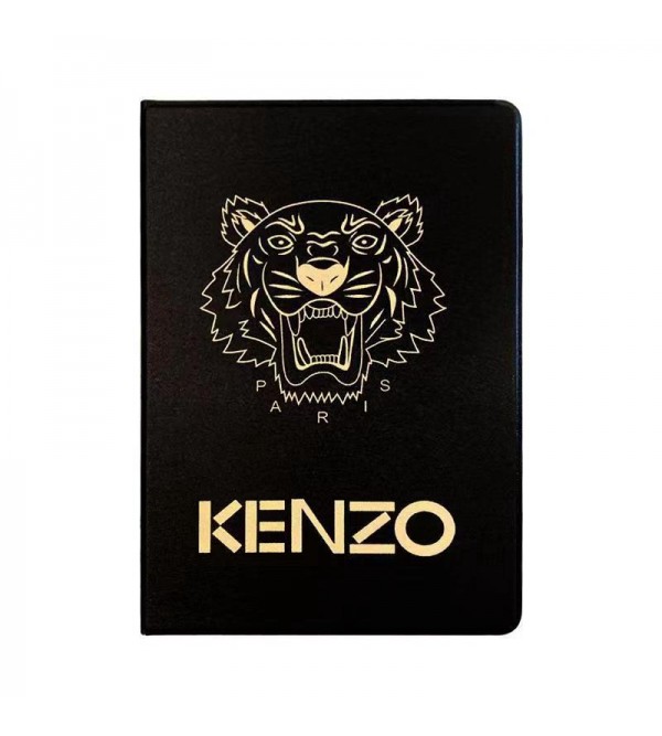 Kenzo ケンゾー ブランドipad 10/air5ケース キャラクター風 ブランド ipad 10/pro 2022ケース 手帳型 ipad pro 2022ケース クリア可愛い iPad 10ケース お洒落 第10世代
