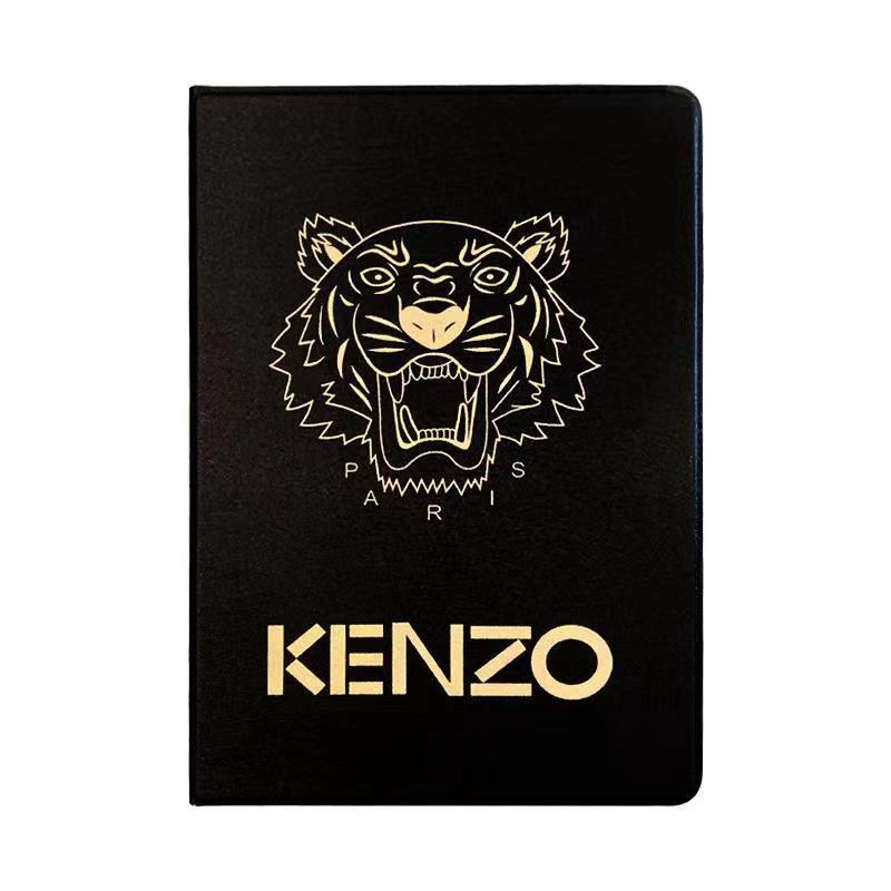 Kenzo ケンゾー ブランドipad 10/air5ケース キャラクター風 ブランド ipad 10/pro 2022ケース 手帳型 ipad pro 2022ケース クリア可愛い iPad 10ケース お洒落 第10世代