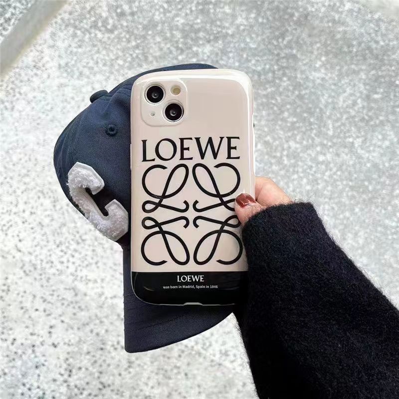 Loewe ロエベ ハイブランド iphone 14/14 pro/14 pro maxケース かわいい ア カガミ 化粧 きらきら ジャケット型 手帳型 イフォン14/14プロ/14プロマックス/13/12/11カバー 大人気 レディース愛用