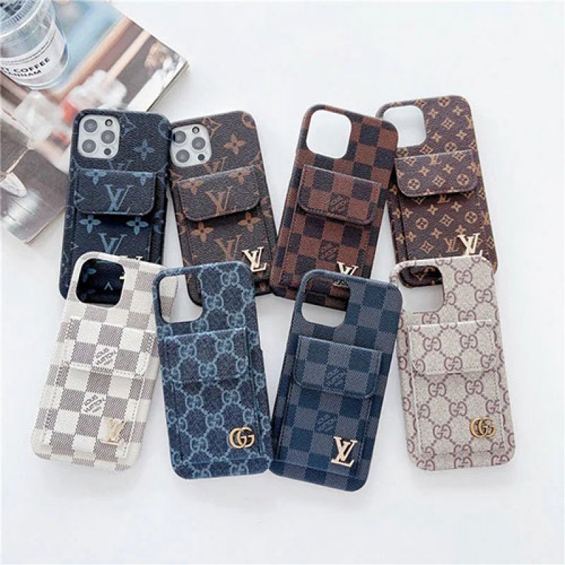 LV/ルイヴィトン ブランド iphone 14/14 pro/14 pro max/14 plus/13 miniケース モノグラム GUCCI/グッチ カード入れ レザー シンプル ポケット付き ビジネス アイフォン14/13/12/11/x/xr/xs/8/7カバー ファッション メンズ レディーズ