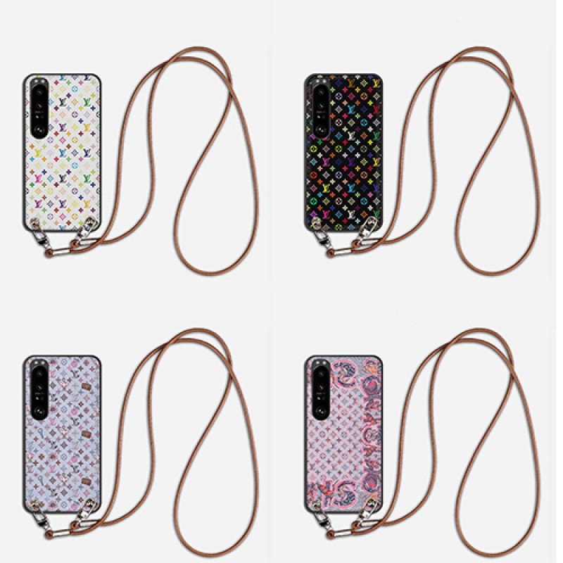 LV ルイヴィトン ブランド xperia 5 iv/1 iv/10 iv/Aceiii/1 iii/5 iii/10 iii/Ace iiケース 可愛い チェーン付き 斜め掛け エクスペリア1III/5III/10III/ACE2カバー モノグラム ジャケット型 iPhone 14/13 mini/14 pro/14 pro maxスマホケース メンズ レディーズ