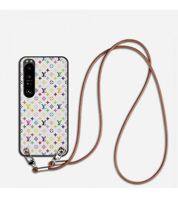 LV ルイヴィトン ブランド xperia 5 iv/1 iv/10 iv/Aceiii/1 iii/5 iii/10 iii/Ace iiケース 可愛い チェーン付き 斜め掛け エクスペリア1III/5III/10III/ACE2カバー モノグラム ジャケット型 iPhone 14/13 mini/14 pro/14 pro maxスマホケース メンズ レディーズ