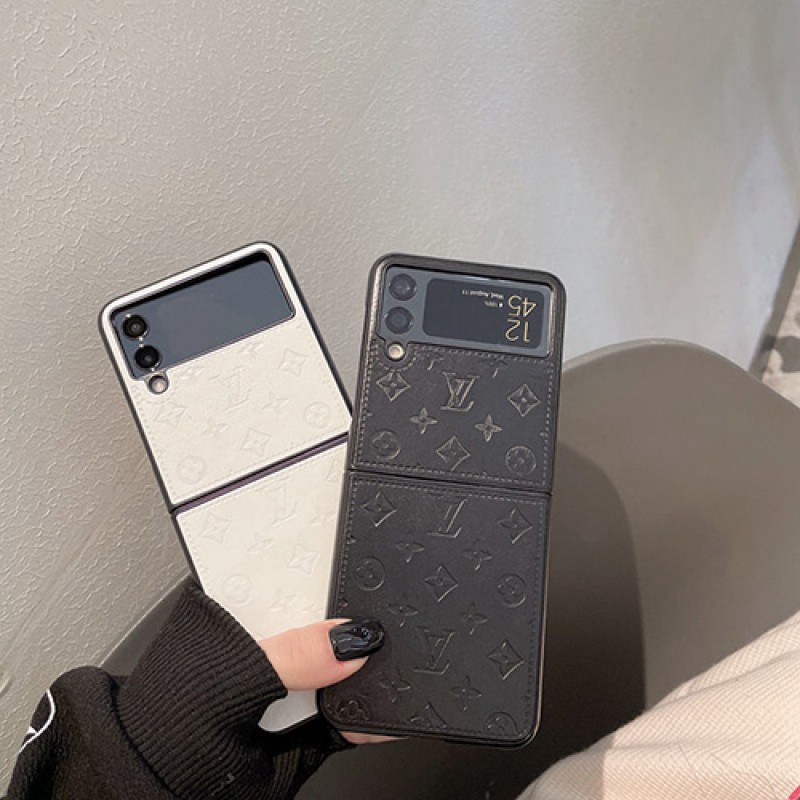 LV/ルイヴィトン ブランド Galaxy z flip 5/4/3/2/1ケース かわいい 折りたたむ 保護 ファッション セレブ愛用 激安 スマホケース モノグラム メンズ レディース