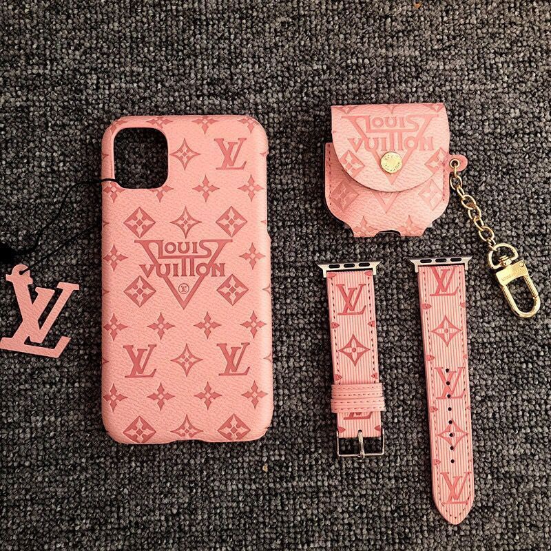 LV/ルイヴィトンブランド iphone se3/13/13 pro/13 pro max/13 miniケース 可愛い 3点セット AirPods3/2/1/proケース 芸能人愛用 Apple Watch 7/6/se/5/4ハンド ベルト 耐衝撃 ビジネス風 大人気 メンズ レディーズ 