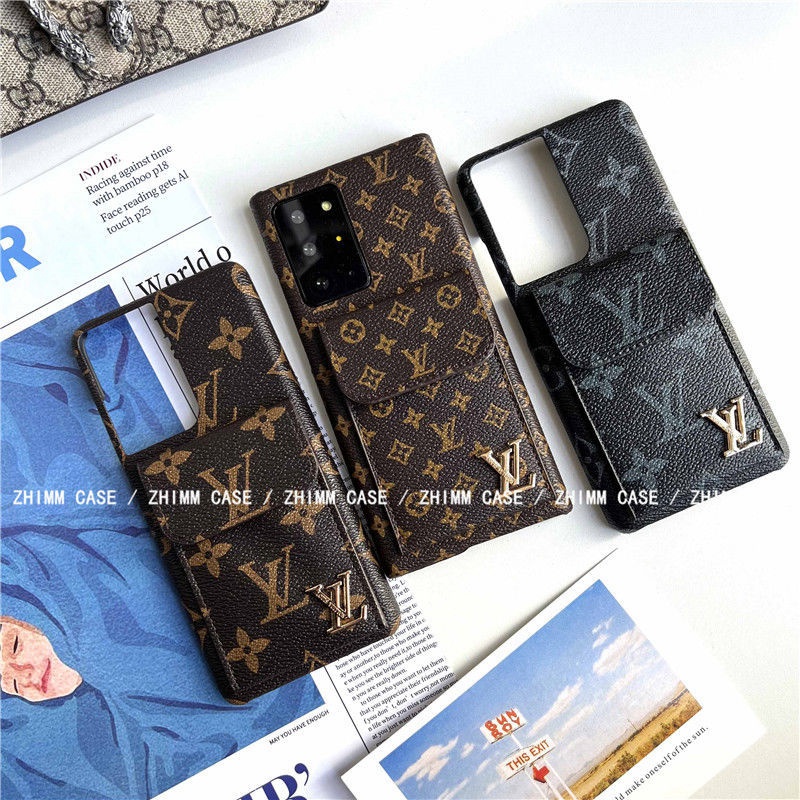 LV/ルイヴィトンブランド iphone 14/14 pro/14 pro maxケース オシャレ カード入れ galaxy s22/s22+/s22 ultraカバー モノグラム レザー バッグ ジャケット型 セレブ愛用 メンズ レディーズ