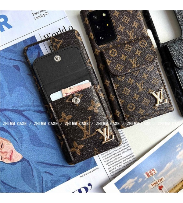 LV/ルイヴィトンブランド iphone 14/14 pro/14 pro maxケース オシャレ カード入れ galaxy s22/s22+/s22 ultraカバー モノグラム レザー バッグ ジャケット型 セレブ愛用 メンズ レディーズ