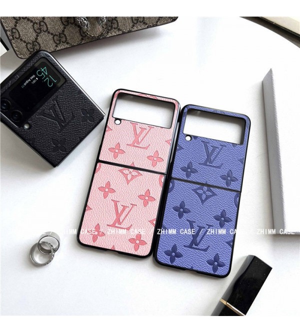 LV/ルイヴィトン ブランド Galaxy z fold 3/flip 3/2/1ケース モノグラム レザー 折りたたむ 保護 セレブ愛用 激安 スマホカバー ファッション メンズ レディース