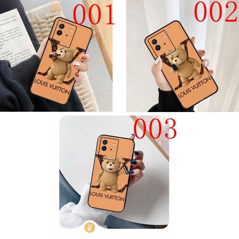 LV/ルイヴィトン ブランド iphone SE3/13/13 pro/13 pro maxケース 可愛い 熊柄 モノグラム ジャケット型 Galaxy S22/s22+/s22 ultra/NOTE21ケース 個性 コピー Huawei p50カバー メンズ レディーズ