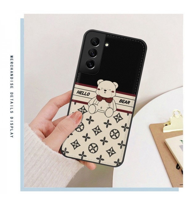 LV/ルイヴィトン ブランド Iphone14/14/14 Pro/14 Pro Max/se 第3世代/13/13 pro/13 pro maxケース 個性 熊柄 ジャケット型 全機種対応 Galaxy A53/A73/A33/S22/s22+/s22 ultra/note21ケース モノグラム Xperia 1/5/10 IV/pro-i/aceiiI/1iii/5iii/10iii/カバー ファッション メンズ レディーズ