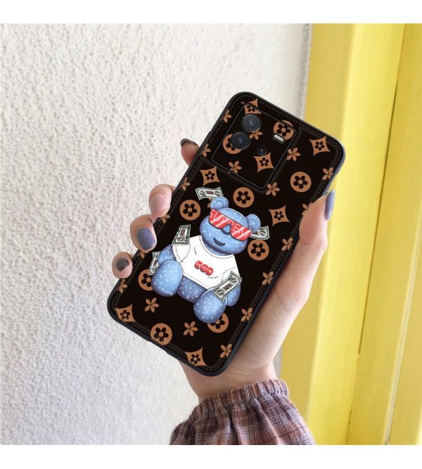 Supreme/シュプリーム LV/ルイヴィトン ブランド iphone 14/14 Pro/14 Pro Max/14 Plus/se 第3世代/13/13 pro/13 pro max/13 miniケース インスタ風 暴力熊柄 バッグス・バニー Galaxy a53/s22/s22+/s22 ultra/s21/s20/note20ケース モノグラム 全機種対応 ジャケット型 Xperia 1/5/10 IV/aceiii/pro-i/1/5/10iiiカバー ファッション メンズ レディーズ