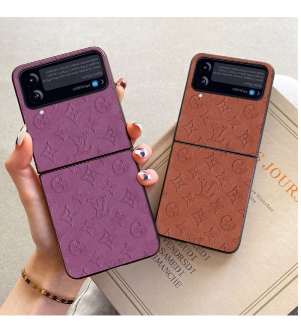 LV ブランド ルイヴィトン Galaxy Z Flip 4/Z Flip 3ケース オシャレ 折りたたむ 保護 セレブ愛用 激安 モノグラム ギャラクシー ファッション メンズ レディース