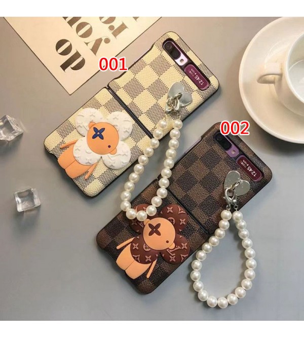 Lv ルイヴィトン折畳み式 Galaxy Z Flip 5ケース ペアお揃い女性向け ファッション セレブ愛用 ギャラクシーZフリップ5 4ケース 折りたたみ 激安個性 galaxy zケース ファッション