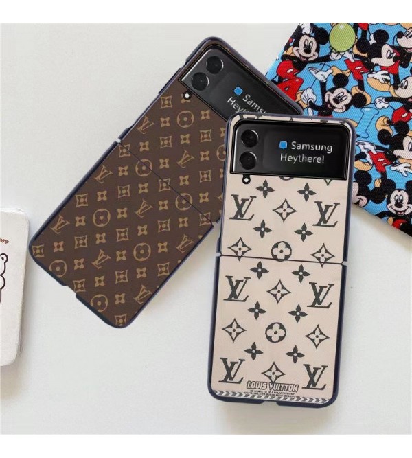 Lv ルイヴィトン女性向け Galaxy Z Flip 5 4 3 2ケースファッション セレブ愛用 ギャラクシーZフリップ5 4ケース 折りたたみ 激安 ファッション経典 メンズ個性 ファッション