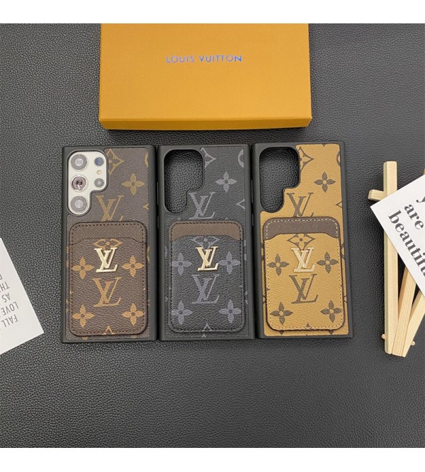 Lv ルイヴィトンギャラクシーS23 s22 s24ウルトラ カバー レディース バッグ型 ブランドモノグラム Galaxy s23+ s24ケース ブランド iphone 14 15 pro maxケース 大人気ブランドGalaxy A54 5Gケース 韓国風