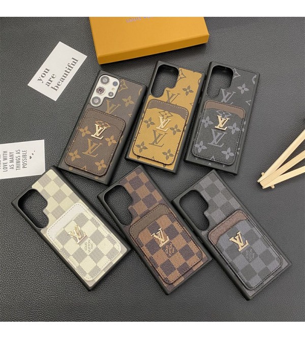 Lv ルイヴィトンギャラクシーS23 s22 s24ウルトラ カバー レディース バッグ型 ブランドモノグラム Galaxy s23+ s24ケース ブランド iphone 14 15 pro maxケース 大人気ブランドGalaxy A54 5Gケース 韓国風