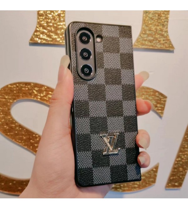 Lv ルイヴィトン ブランド galaxy z Fold5 4 3ケース かわいいファッション セレブ愛用  折りたたみ 激安 ブランド スタイルメンズ ギャラクシーZフォールド5 4 3スマホケース スマホケース 安い