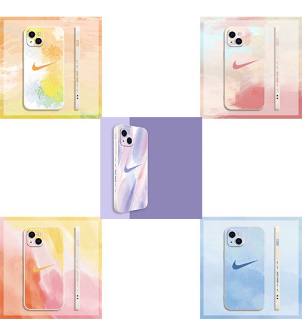 Nike ナイキ ブランド iphone 13 mini/13 pro/13 pro maxケース 韓国風 ビジネス 絵画 シリコン ジャケット型 アイフォン13/12 pro/12 pro max/x/xs/xrケース おまけつき 大人気 メンズ レディース 