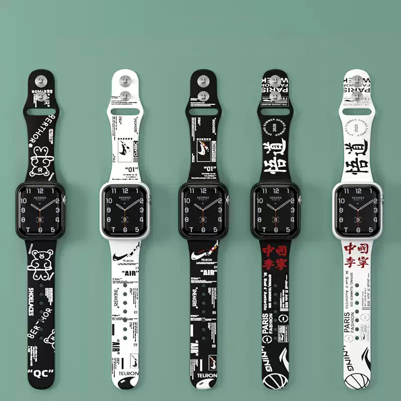 ザノースフェイス/シュプリーム/FILA/KAWS ブランド Apple Watch 8/7/6/SE2 ストラップ 可愛い ナイキ/ジョーダン/オフホワイト アップルウォッチ 7/6/5/4/SE バンド シリコン製 オシャレ NASA 経典ザ・シンプソンズ ベルト 芸能人愛用 メンズ レディース