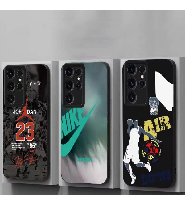 JORDAN/ジョーダン ハイブランド NIKE/ナイキ Galaxy S23/S23+/S23 Plus/S23 Ultraケース かわいい モノグラム バスケットボール柄 iPhone 14/14 Pro/14 Pro Max/13/12/11カバー ジャケット型 ギャラクシーS23/S23プラス/S23ウルトラ スマホケース 大人気 メンズ レディース