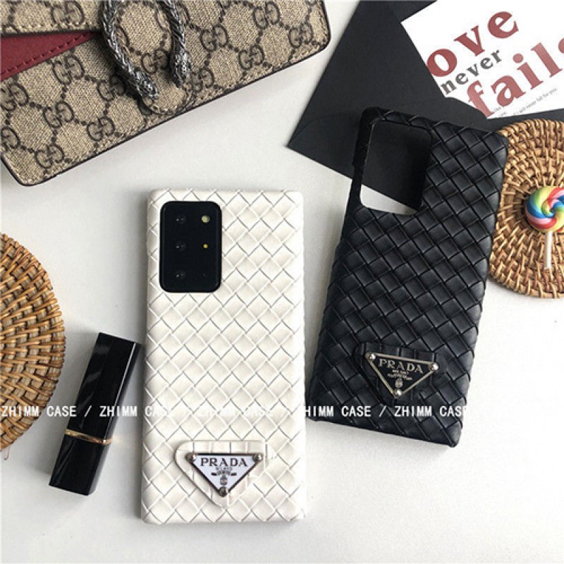 PRADA/プラダ ブランド iPhone se3/13/13 Pro/13 Pro Maxケース かわいい ステッチ モノグラム Galaxy S22/s22+/s22 ultra/s21/s20/note21/note20/note10ケース ジャケット型  アイフォン13/12/11/X/8/7カバー メンズ レディース