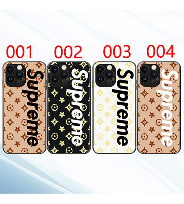 lv/ルイヴィトン シュプリーム/supreme コンボ ブランド iphone 13 pro/13 pro max/13 miniケース 個性 モノグラム チェーン付き アイフォン13/12/11/x/xr/xs/se2/8/7カバー ジャケット型 潮流 韓国風 メンズ レディーズ