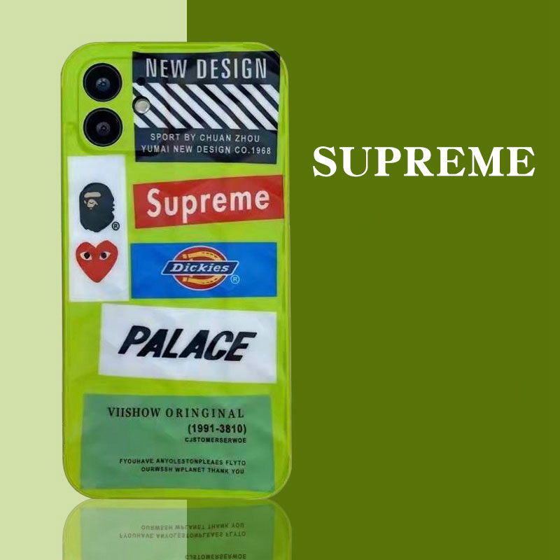 SUPREME/シュプリーム オフホワイト/Off-white ブランド iphone 13 pro max/13/13 proケース おしゃれ CDG/コムデギャルソン カラー色 AAPE/エーエイプ ジャケット型 モノグラム Dickies 芸能人愛用 PALACE アイフォン13/12/11/x/xs/xr/8/7カバー ファッション メンズ レディース