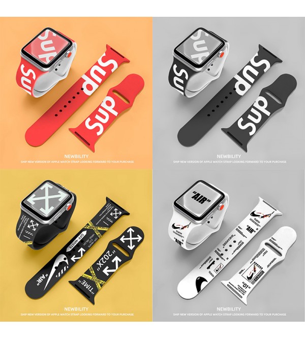 Nike シュプリーム/ナイキ/ジョーダン/オフホワイト/カウズ ハイブランド アップルウォッチ Apple Watch 8/SE2/Ultraバンド オシャレ EVA 可愛い NASA 頭文字D KOBE CURRY ワンピース 宇宙飛行士 supreme off-white kaws スーパーマリオ apple watch8/se2/ultra/7/6/5/se4/3/2/1ベルト シリコン製 ストラップ 芸能人愛用 メンズ レディース