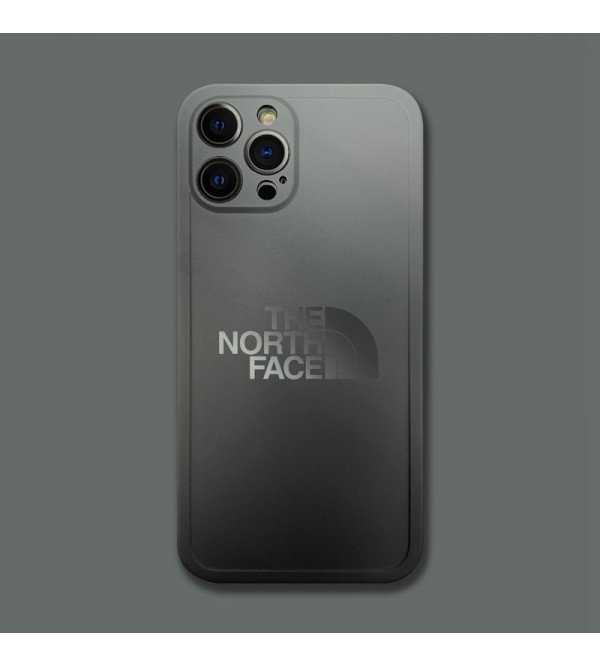 The North Face ザ.ノース.フェイス ブランド iphone 13 pro/13 pro max/13 miniケース かわいい 耐衝撃 芸能人愛用 モノグラム アイフォン13/12/11/x/xs/xr/8/7カバー 黒色 メンズ レディーズ