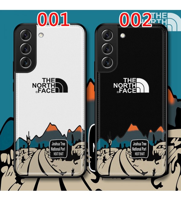 THE NORTH FACE ザ・ノース・フェイス ブランド iPhone 14/14 Pro/14 Pro Max/14 Plus/se3ケース おしゃれ ジャケット型 山柄 モノグラム Galaxy S22/s22+/s22 ultraカバー ファッション メンズ レディース