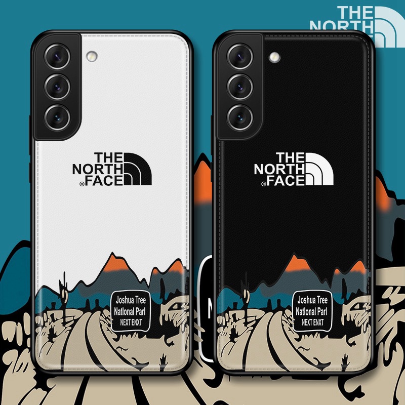 THE NORTH FACE ザ・ノース・フェイス ブランド iPhone 14/14 Pro/14 Pro Max/14 Plus/se3ケース おしゃれ ジャケット型 山柄 モノグラム Galaxy S22/s22+/s22 ultraカバー ファッション メンズ レディース
