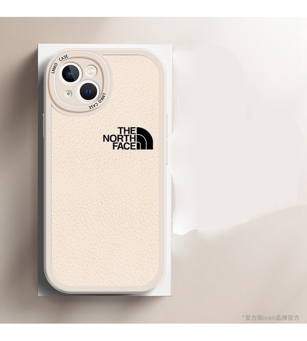 THE NORTH FACE ザ・ノース・フェイス ハイブランド iphone 14/14 pro/14 pro max/14 plusケース モノグラム レザー風 セレブ愛用 ジャケット型 保護 アイフォン14/13/12/11/X/XS/XRカバー ファッション メンス レデイース