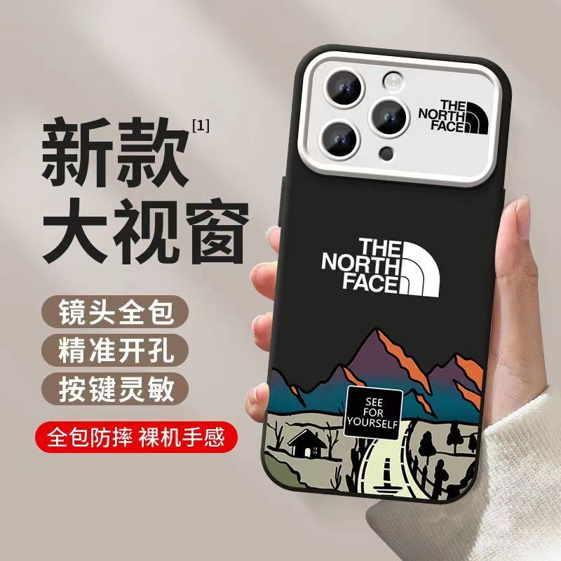 THE NORTH FACE ザ・ノース・フェイス ブランド アイフォン15/14 13 12プロマックス ケース かわいい 男女兼用 人気 iphone15 14 13 12 proケース  手帳型 ストラップ付きブランド アイフォン15 8/7 plus se3 2 14 plus ケース 韓国風