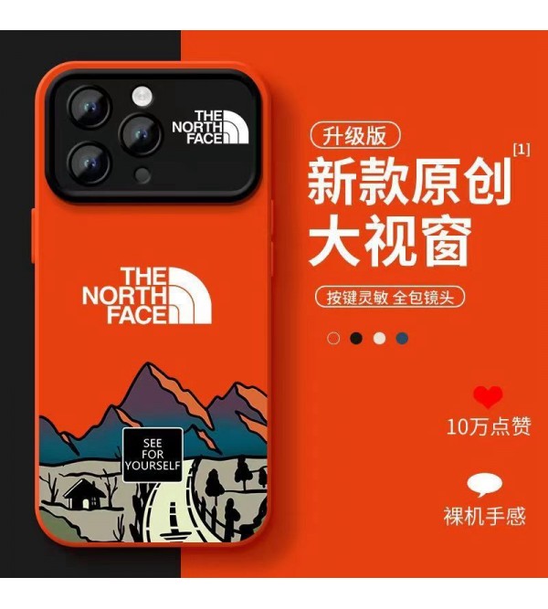 THE NORTH FACE ザ・ノース・フェイス ブランド アイフォン15/14 13 12プロマックス ケース かわいい 男女兼用 人気 iphone15 14 13 12 proケース  手帳型 ストラップ付きブランド アイフォン15 8/7 plus se3 2 14 plus ケース 韓国風