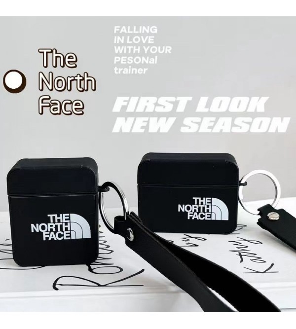 ザ・ノース・フェイス THE NORTH FACEブランド Airpods Pro2/3メンズ レディースairpods pro2ケース シリコンairpods pro2/3ケース　ストラップ付き 第3世代 airpods pro2ケース ハイブランド