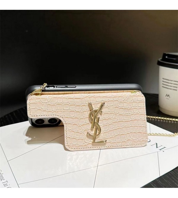 Ysl イブサンローラン女性向け iphone15pro max xr xs max 8/7 plusケース ガラス型 男女兼用 人気 ブランド iphone15 14 13 12 proケース  手帳型 ストラップ付きブランド アイフォン15 8/7 plus se3 2 14 plus ケース 韓国風