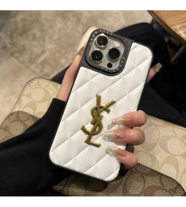 Ysl イブサンローランアイフォン15/14 13 12プロマックス ケース かわいい女性向け iphone15pro max xr xs max 8/7 plusケース ガラス型 アイフォン15 14 13 スマホケース インスタ風