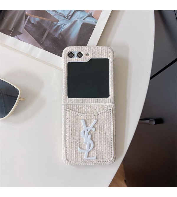 Ysl イブサンローランブランド galaxy z flip5 4 3ケース かわいいファッション セレブ愛用 ギャラクシーZフリップ5 4ケース 折りたたみ 激安 個性 ファッションメンズ スマホケース スマホケース 安い