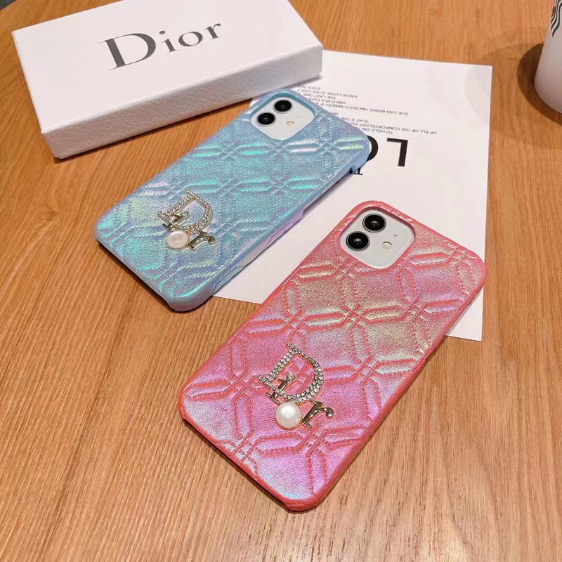 ディオール Dior ブランド Galaxy a53/S22/s22+/s22 ultraケース 可愛い モノグラム 革 きらきら 男女