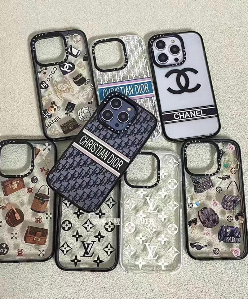 Chanel シャネル Dior ディオール LV ルイヴィトン ブランド iphone 14/14 pro/14 pro maxケース 韓国風 クリアケース 個性 モノグラム