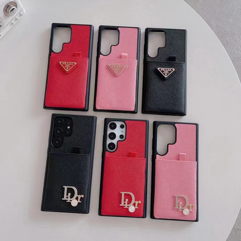 Dior/ディオール ハイブランド Prada/プラダ iPhone 14/14 Pro/14 Pro Maxケース かわいい モノグラム カード入れ アイフォン14カバー